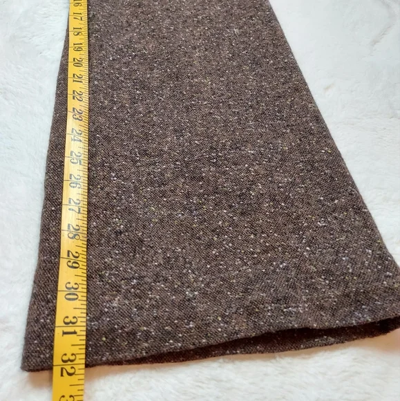 Calvin Klein Jeans Wool Blend Lined Dress Pants Mid Rise Straight Leg Size 6 - Picture 7 of 12